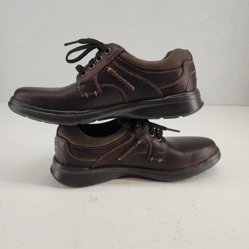 Clarks brown leather
